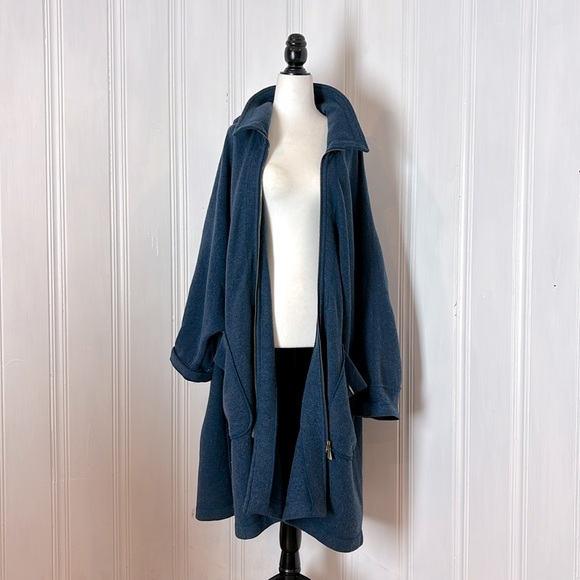 Unique GEIGER oversized lagenlook wool coat - Picture 2 of 8